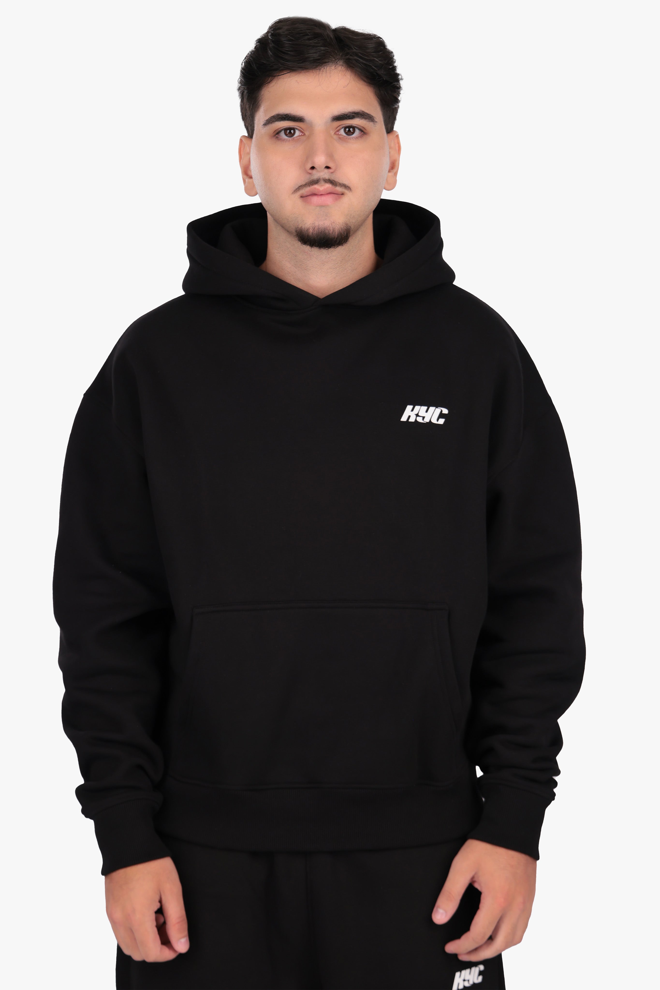 KYC HD PRINT HOODIE BLACK