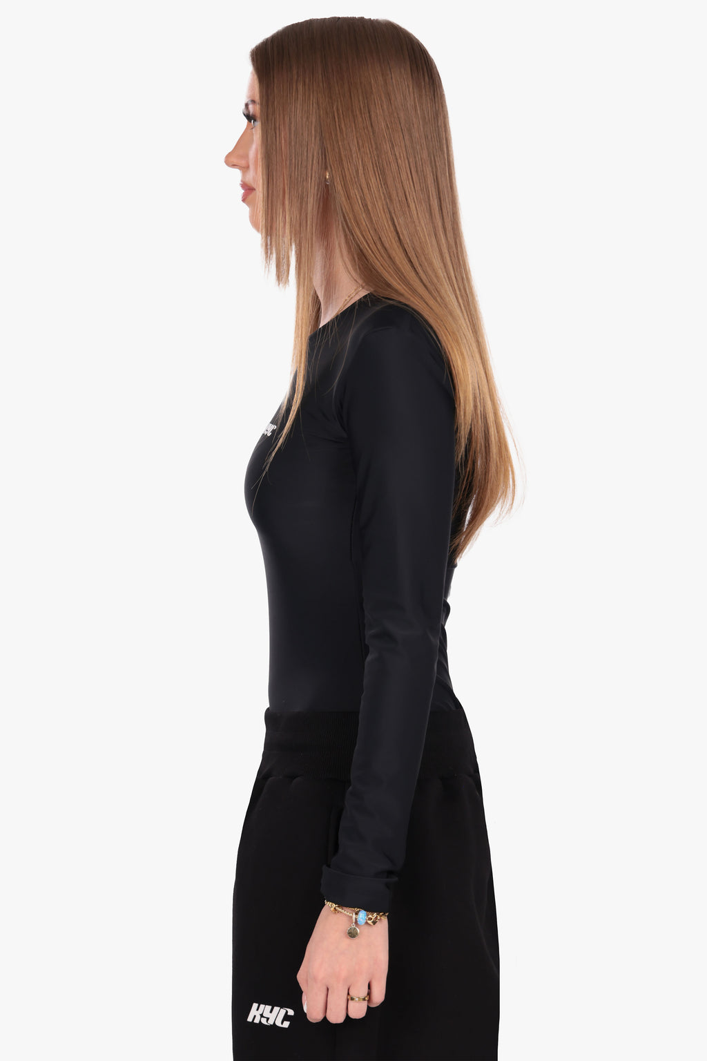KYC HD PRINT BODYSUIT BLACK