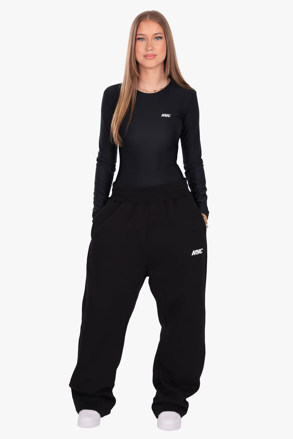 KYC HD PRINT BODYSUIT BLACK