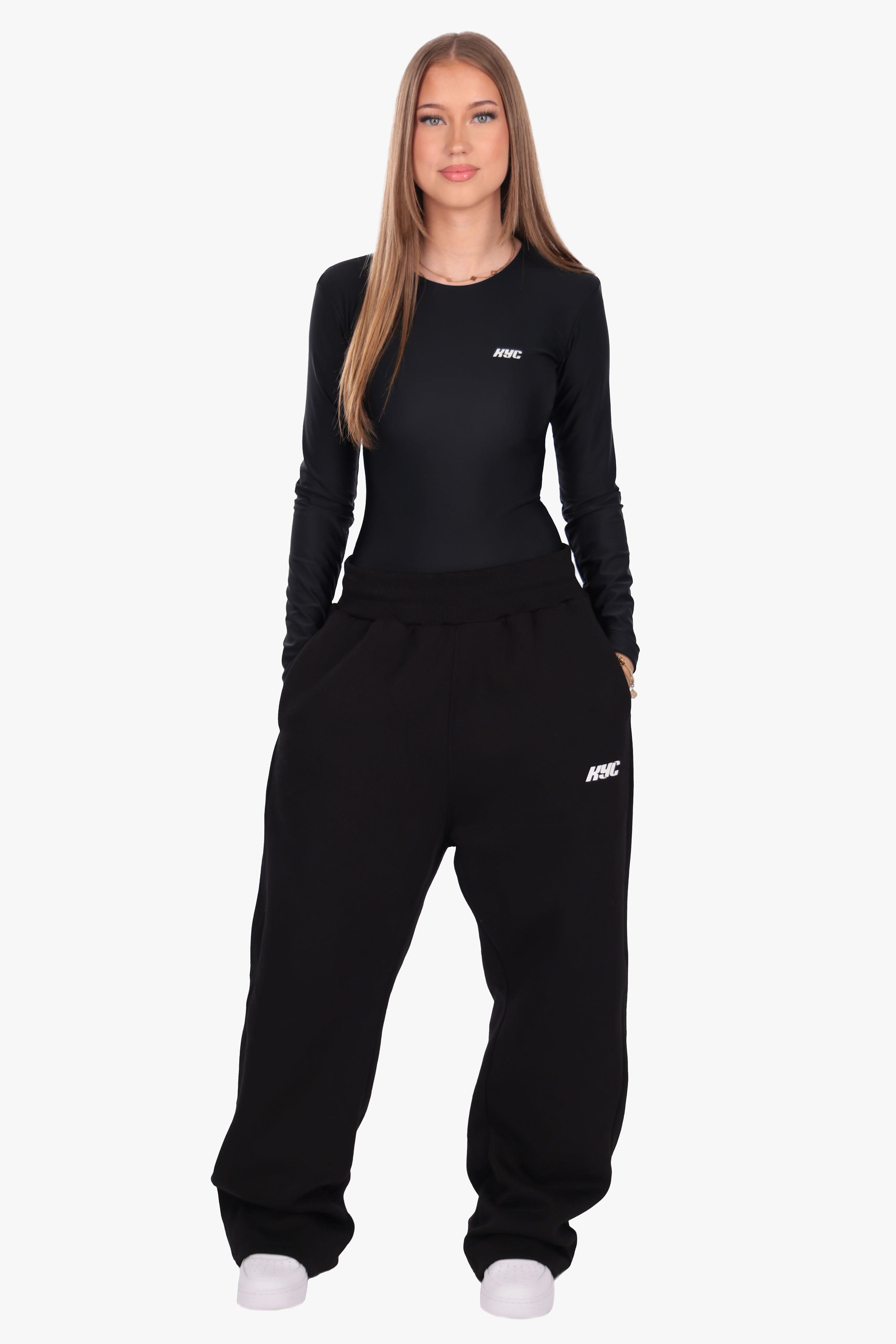 KYC HD PRINT BODYSUIT BLACK